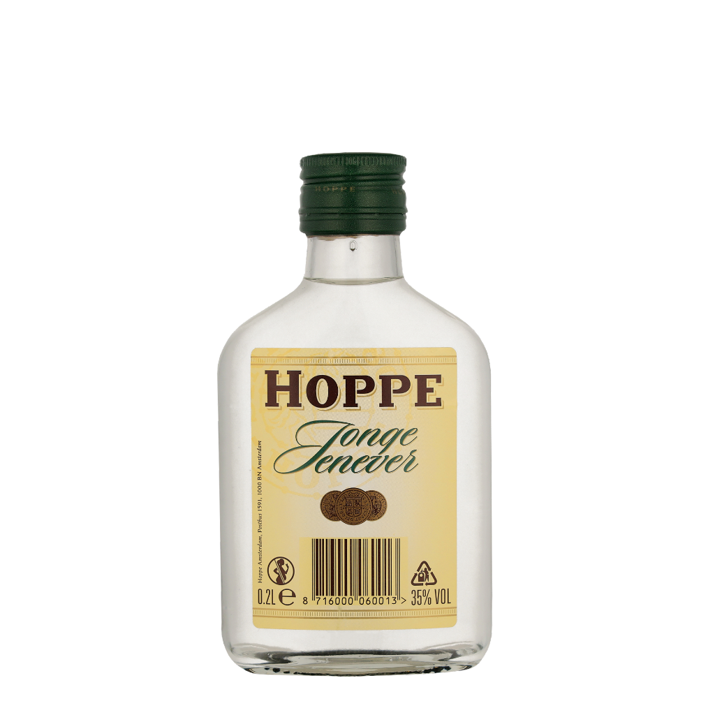 Hoppe Jonge Jenever Zakflacon 20cl