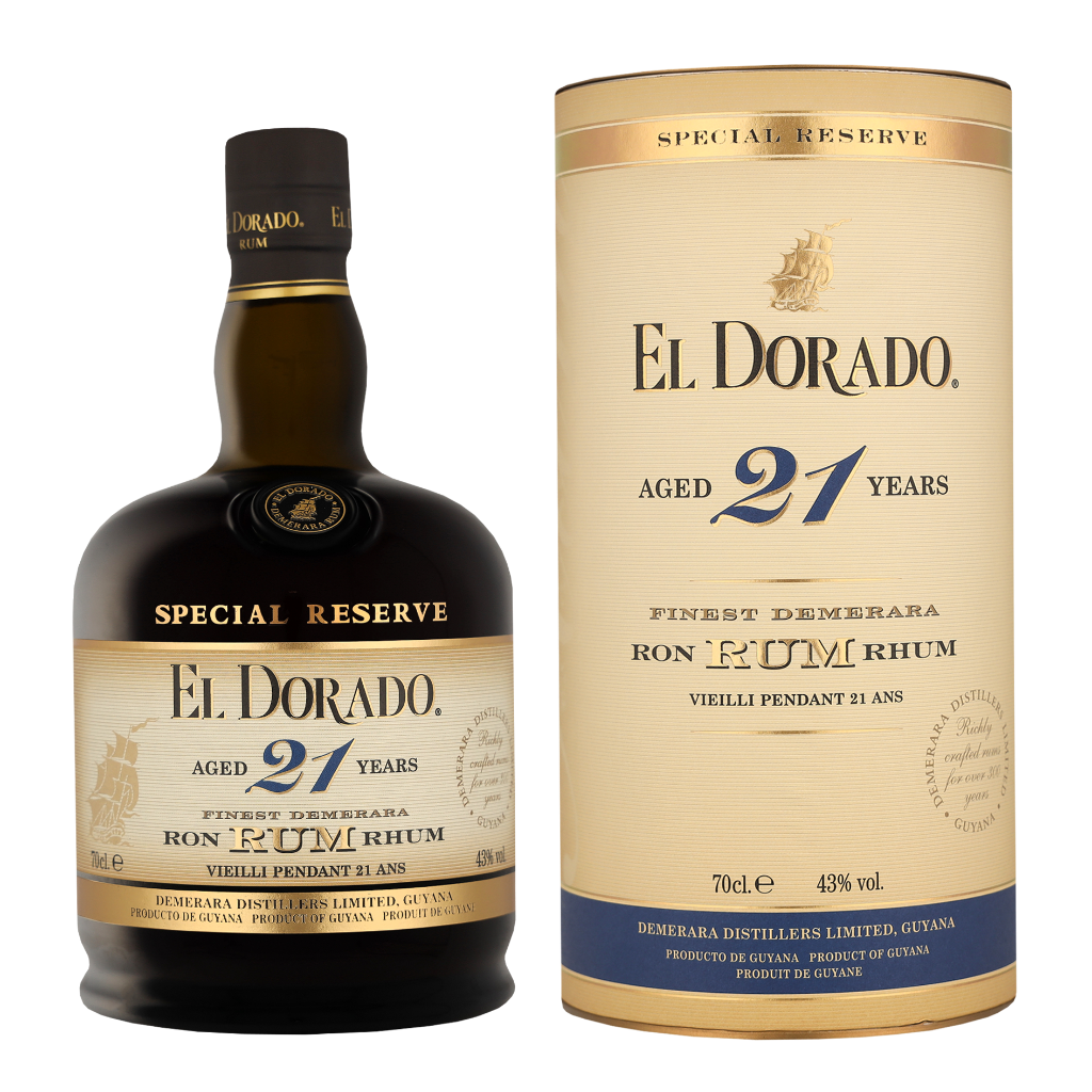 El Dorado 21 Years 70cl Rum + Giftbox