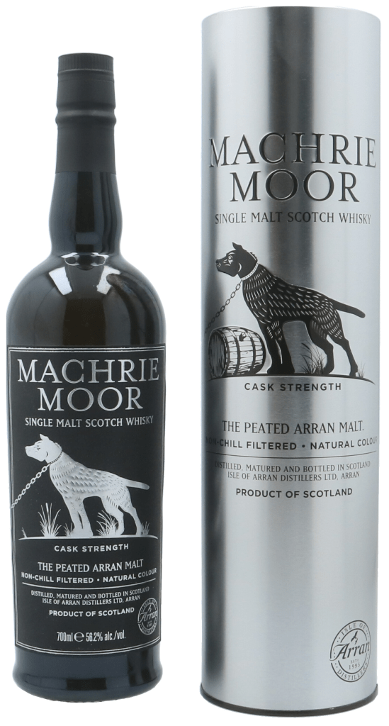 Arran Machrie Moor Peated Cask Strength 70cl Single Malt Whisky + Giftbox