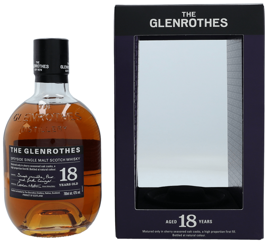 The Glenrothes 18 Years 70cl Single Malt Whisky + Giftbox