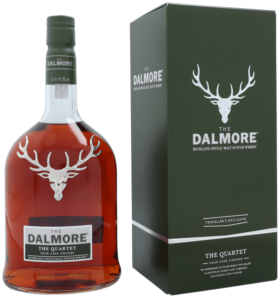 The Dalmore Quartet 1ltr Single Malt Whisky + Giftbox