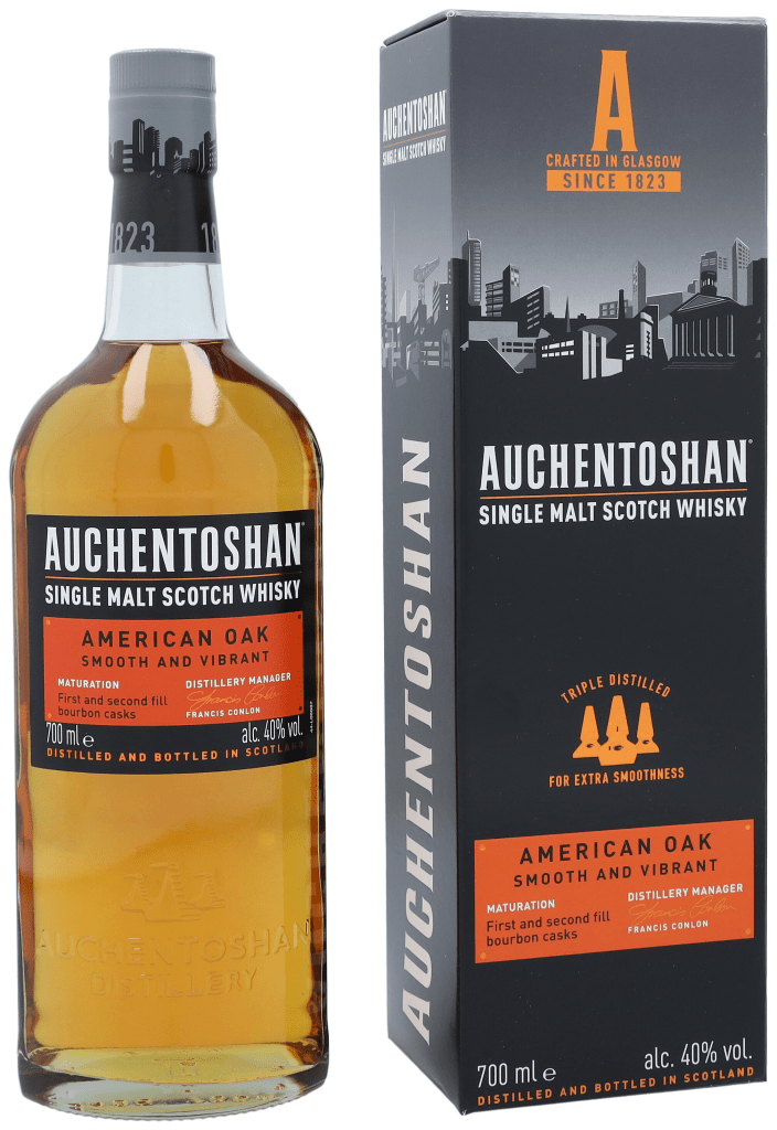 Auchentoshan American Oak 70cl Single Malt Whisky + Giftbox