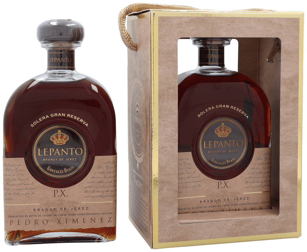 Lepanto P.X. Brandy 70cl + Giftbox