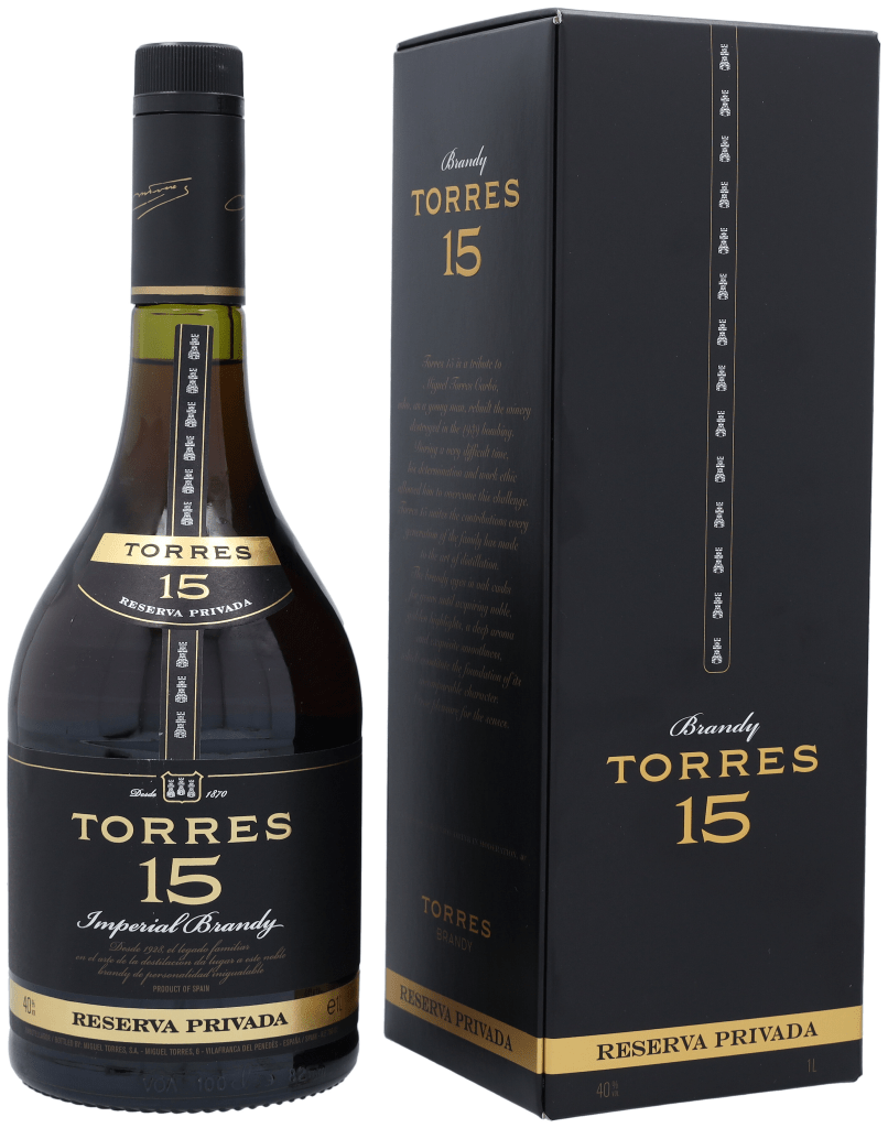 Torres 15 Years 1ltr Brandy + Giftbox