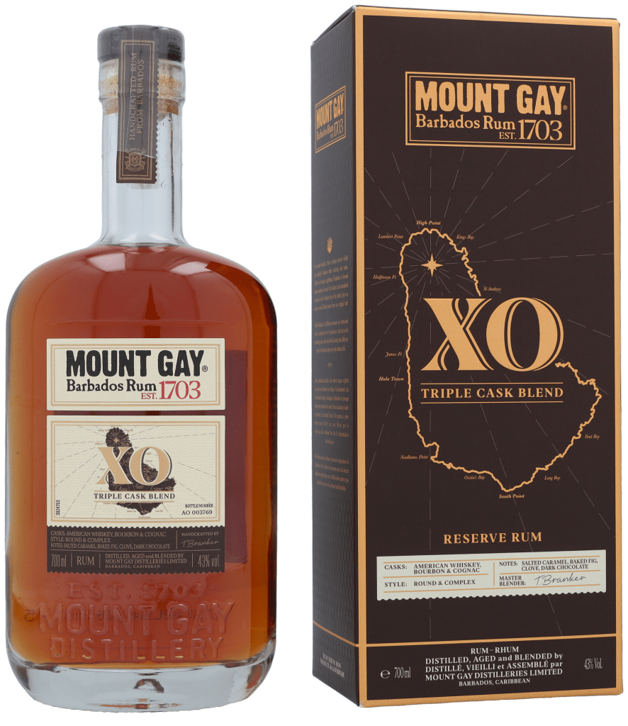 Mount Gay XO 70cl Rum + Giftbox