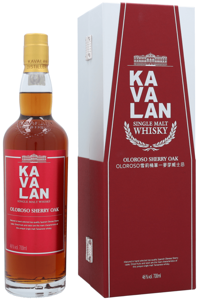 Kavalan Ex-Sherry Oak 70cl Single Malt Whisky + Giftbox