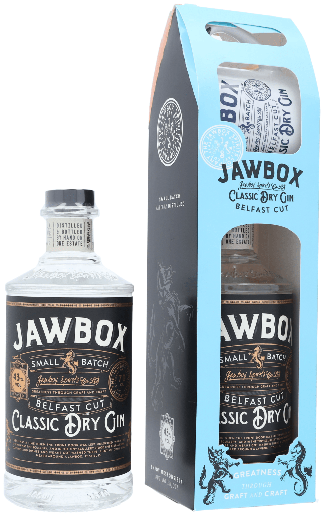 Jawbox Small Batch Gin + Mug 70cl Gin Geschenken