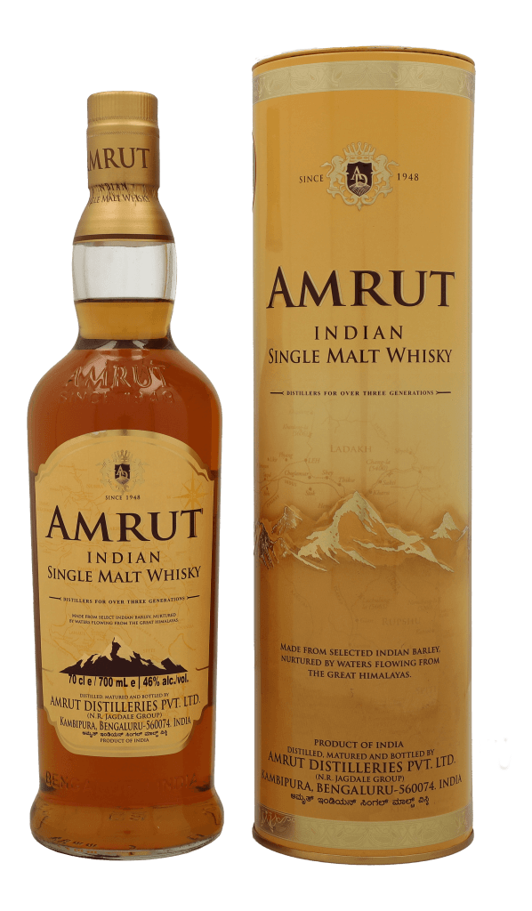 Amrut Indian Single Malt 70cl Single Malt Whisky + Giftbox