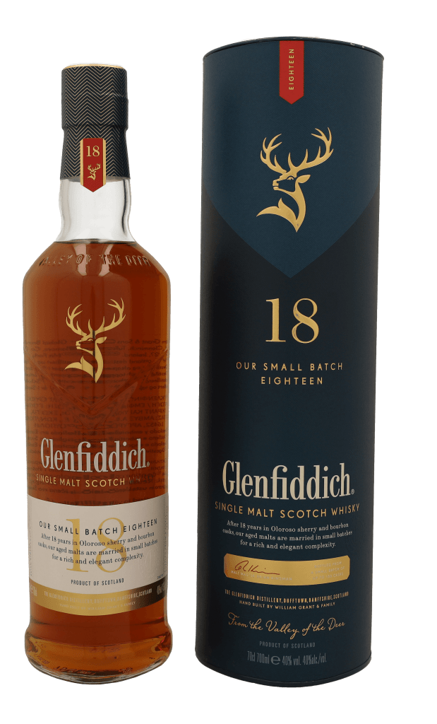 Glenfiddich 18 Years Small Batch Reserve 70cl Single Malt Whisky + Giftbox