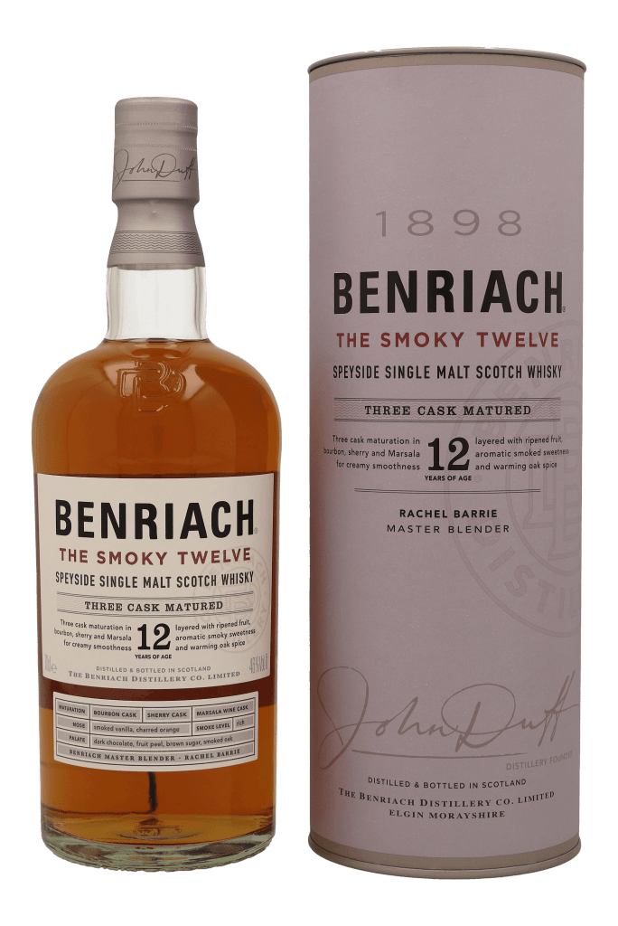 Benriach 12 Years The Smoky Twelve 70cl Single Malt Whisky + Giftbox