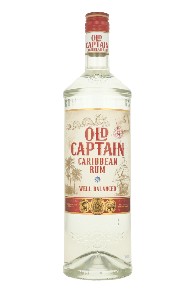 Old Captain White 1ltr Witte Rum