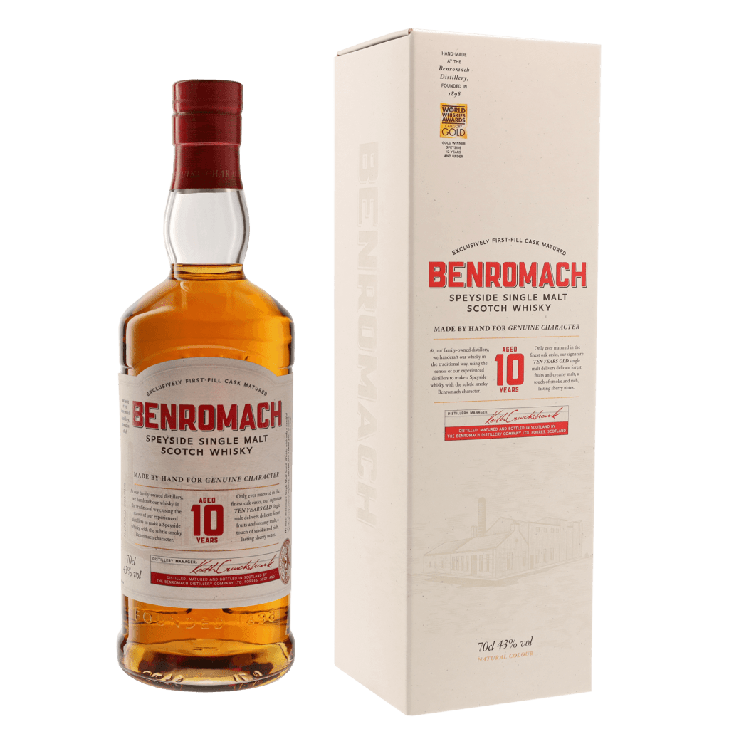 Benromach 10 Years 70cl Single Malt Whisky + Giftbox