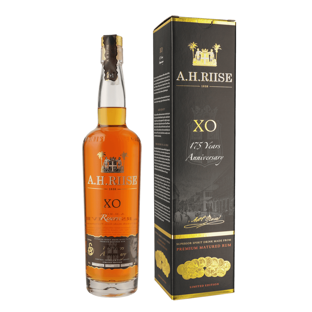 A.H. Riise XO 175Th Anniversary 70cl Rum + Giftbox