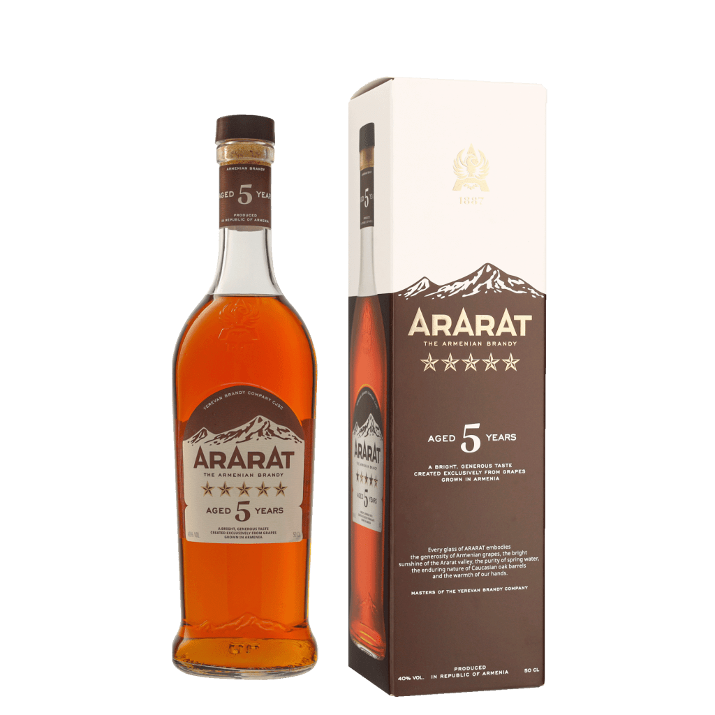 Ararat 5 Years 50cl Brandy + Giftbox