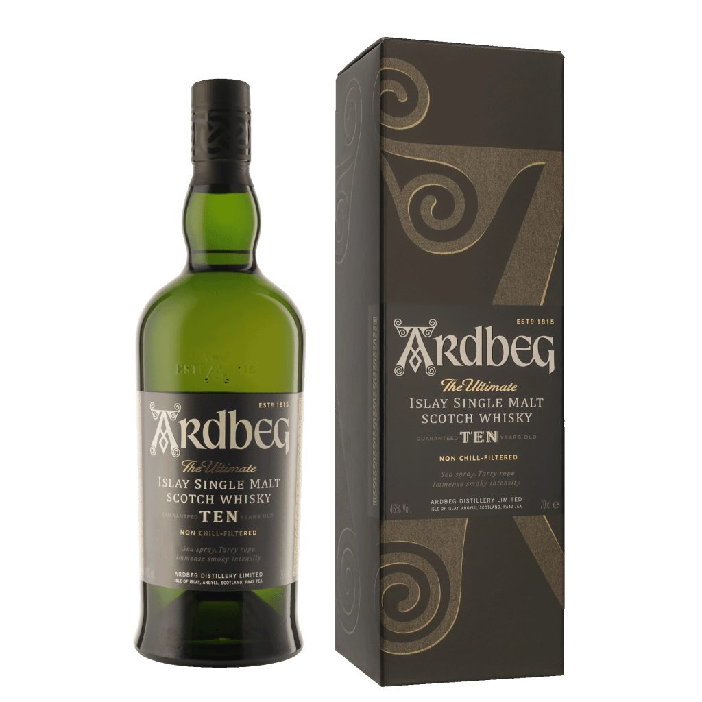 Ardbeg 10 Years 70cl Single Malt Whisky + Giftbox