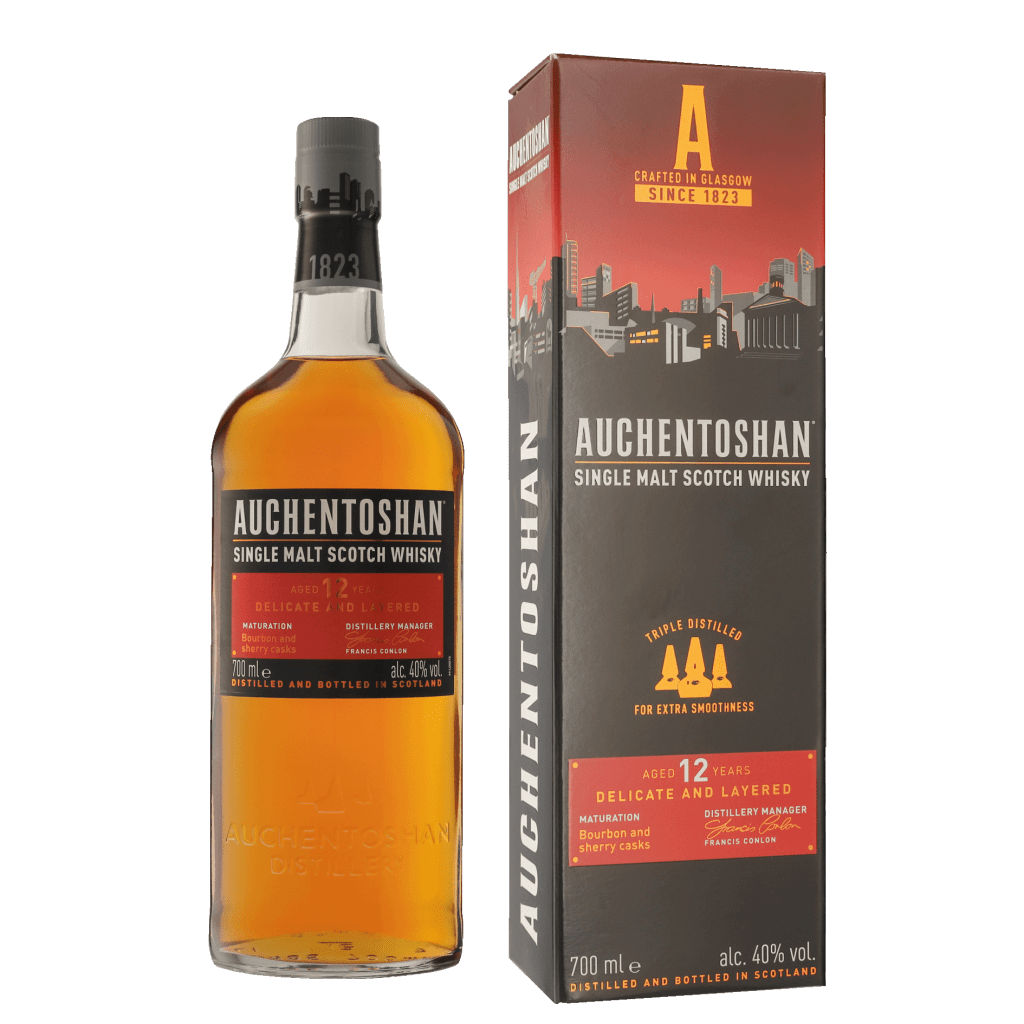 Auchentoshan 12 Years 70cl Single Malt Whisky + Giftbox