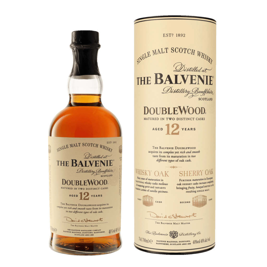 Balvenie 12 Years DoubleWood 70cl Single Malt Whisky + Giftbox