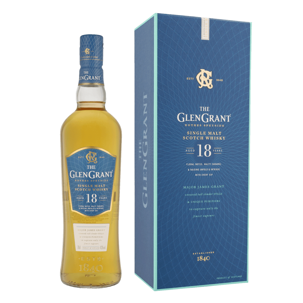 Glen Grant 18 Years 70cl Single Malt Whisky + Giftbox