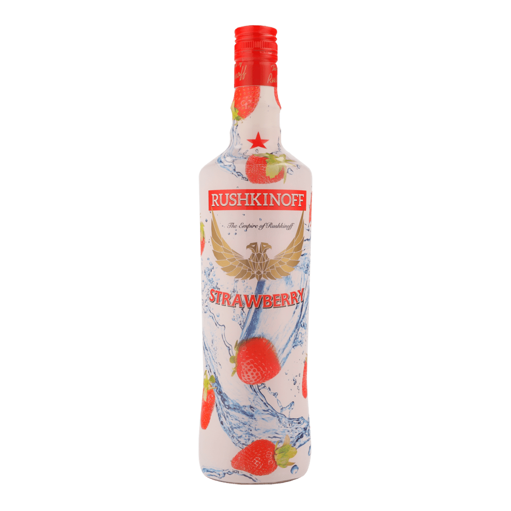 Rushkinoff Vodka Strawberry 1ltr Flavoured Wodka