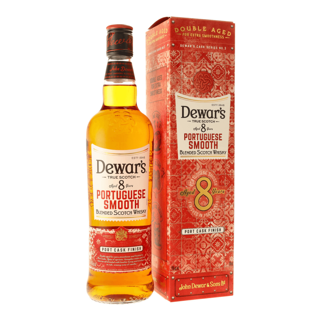 Dewar&apos;s 8 Years Portuguese Smooth 70cl Blended Whisky + Giftbox