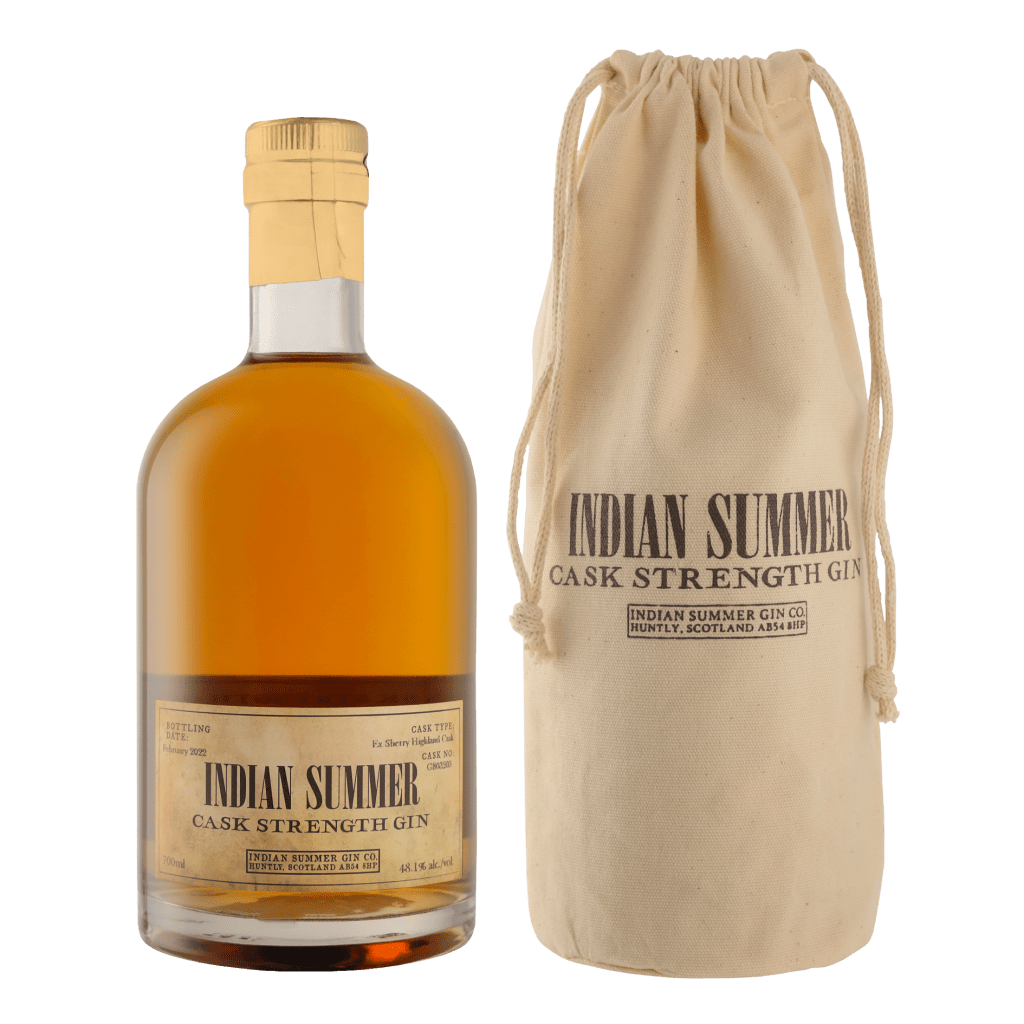 Indian Summer Ex Sherry Highland + Velvet Bag 70cl Gin